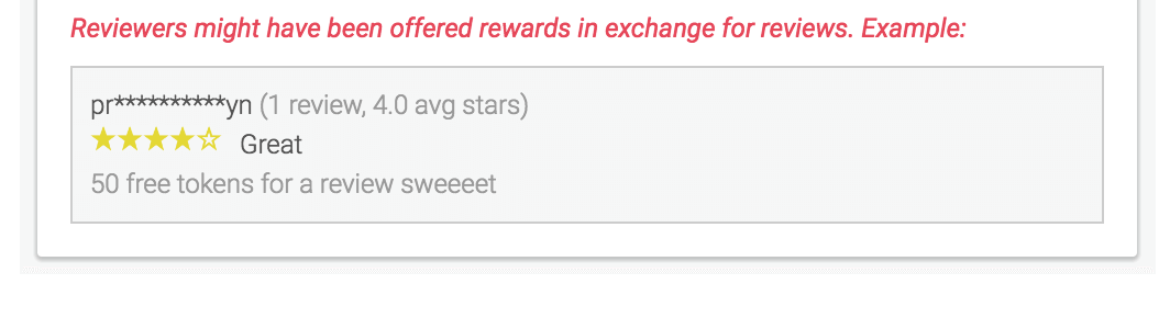 the least trustworthy reviews